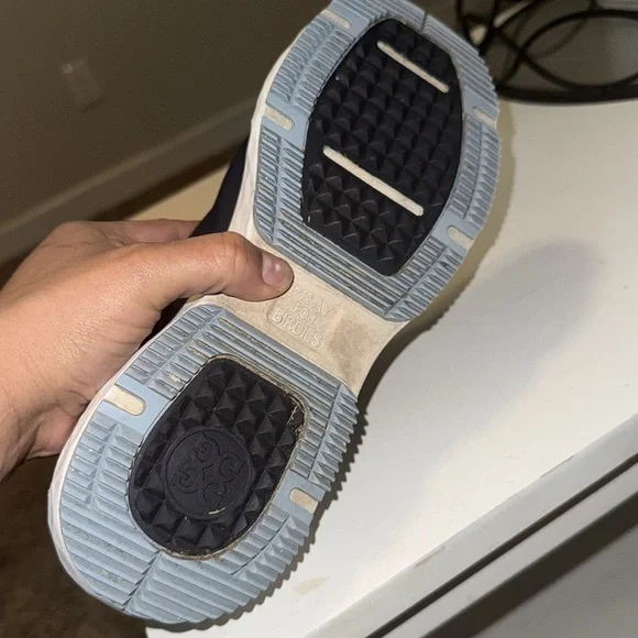 G/Fore Mens MG4+ Spikeless Golf Shoes Blue Leather G4MF20EF26 Mens Size 8.5 - Picture 4 of 6